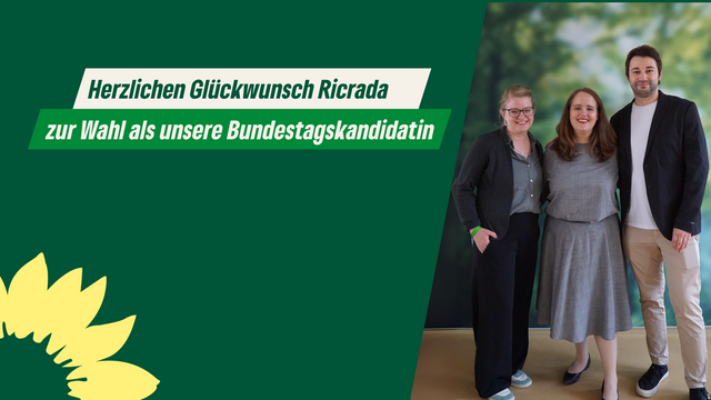 Ricarda Lang wurde zur Bundestagskandidatin gewählt