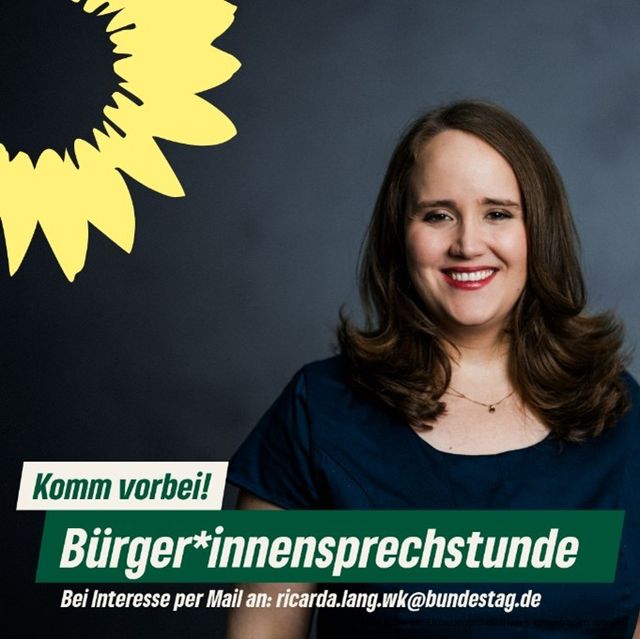 Bürger*innensprechstunde Ricarda Lang