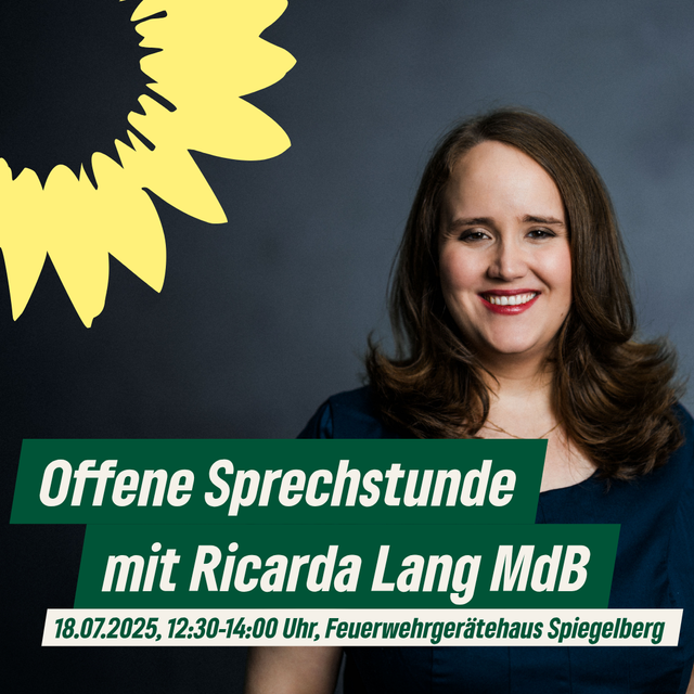Offene Sprechstunde mit Ricarda Lang MdB