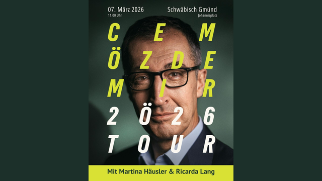 "Grün für Alle - Marktplatzdialog in der Innenstadt" mit Cem Özdemir